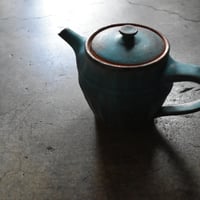 益子焼　急須（長）