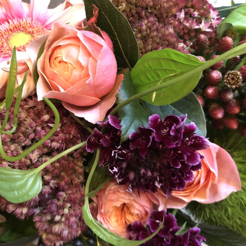 ゆかりん　アレンジメントフラワー アレンジメントフラワー 【12000・青色＆紫色系】 - flowersCERBO