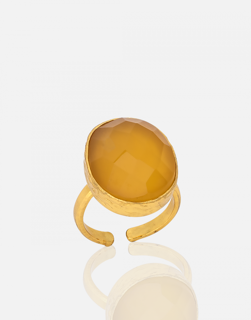 アンティーク　オーバルストーン？リング オーバルストーンリング brass M / L | pivoine