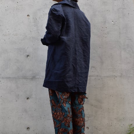 asabito リネン和紙ハーフコート