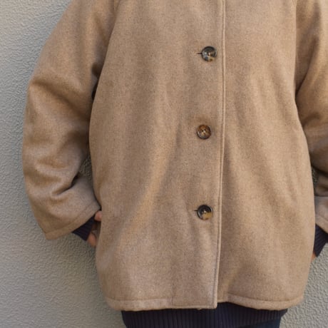 【予約販売】tita ウールスタンドカラーショートコート