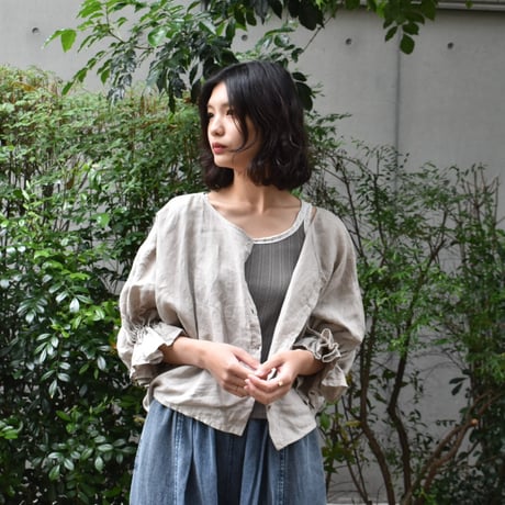 tita リネンボレロブラウス