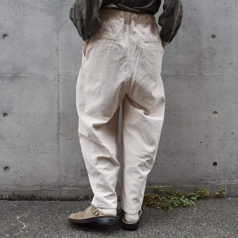 Hands of creation コーデュロイオーバルパンツ Hands of creation コール東炊きオーバルパンツ | pivoine