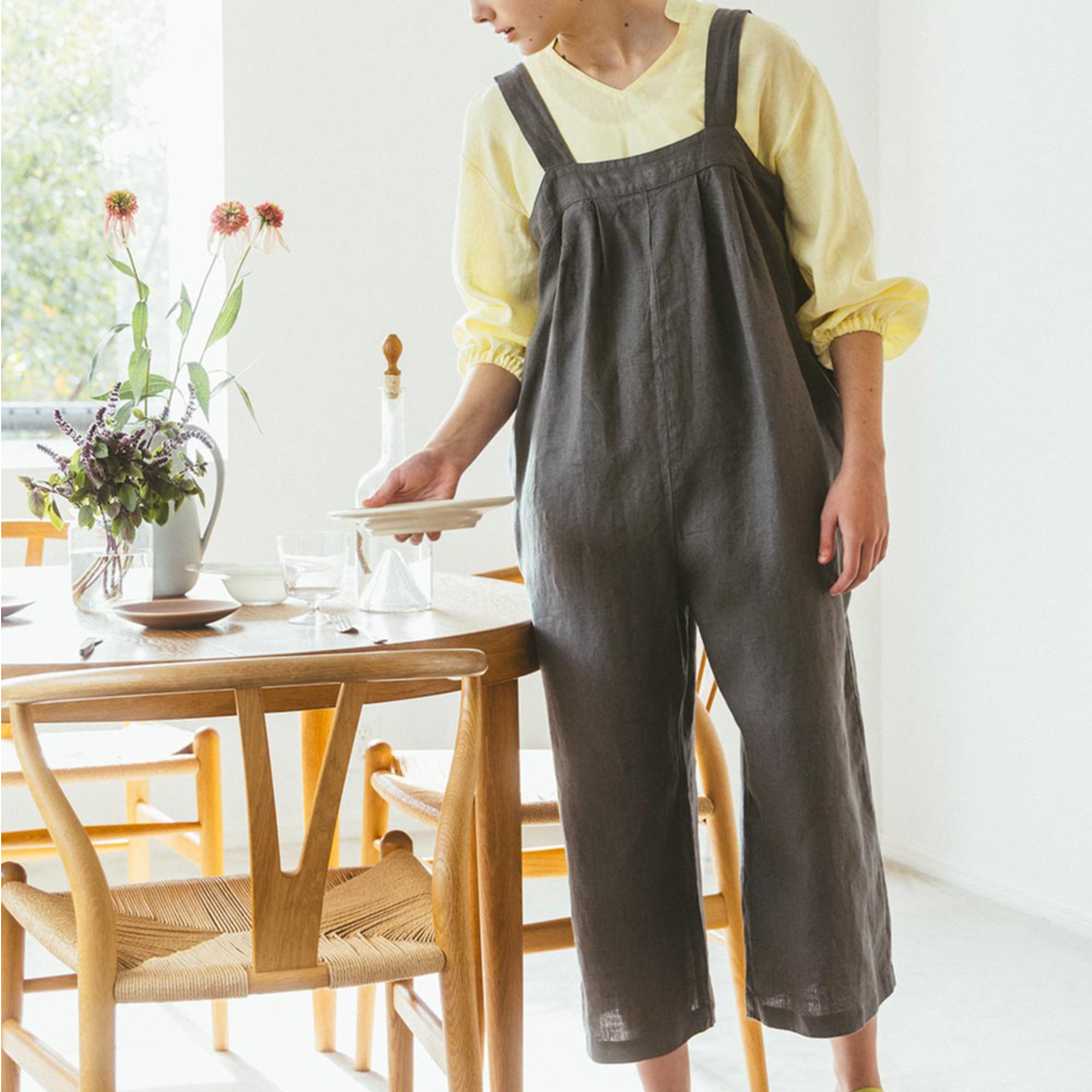 fog linen work サブリーナサロペット アシェ | pivoine