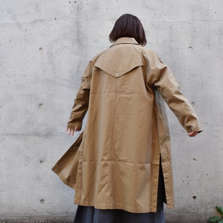 TISSU High Density ツイルコットン エフォートレス トレンチコート