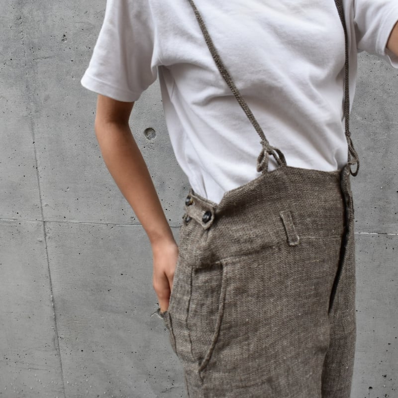 T.japan ヘリンボーンサロペット T.japan ヘリンボーンサロペット