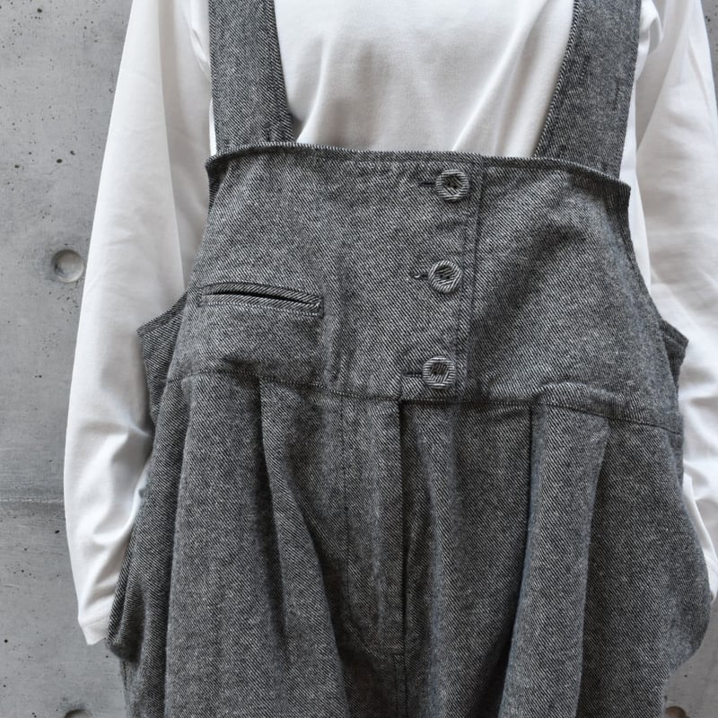 tumugu コットンリネン起毛ツイルサロペット | pivoine