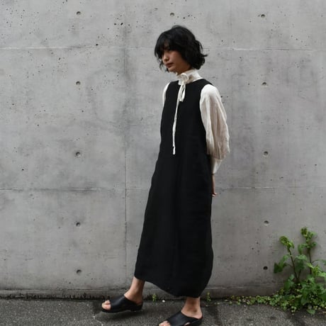 asabito  リネンコクーンワンピース