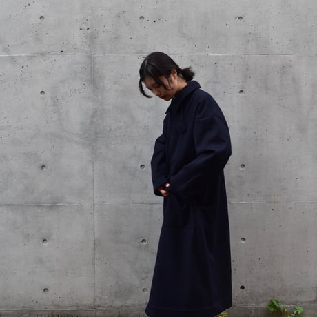 UNIVERSAL TISSU スタンドカラーコート