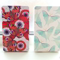 モバイルバッテリー　クジャクチョウ/オオミズアオ