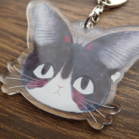 ちょちょ猫アクリルキーホルダー
