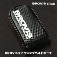 ターポリンBROVISフィッシングベストポーチ・大容量、止水ファスナー