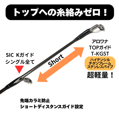 【72時間販売・8本限定】 ・武鱸【BROW】新基準ガイドセッティングシーバスロッド（送料込み）