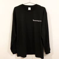 ボナンザグラム ロゴ長袖Tシャツ 黒