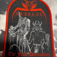 Abigail "The Final Damnation" Official Woven Patch Red border