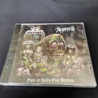 Abigail Split CD with Nekrofilth  "Fuck in Hell's Evil Bitches