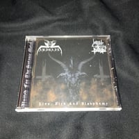 Abigail "Live, fire and blasphemy" Split  CD with Vomit of doom