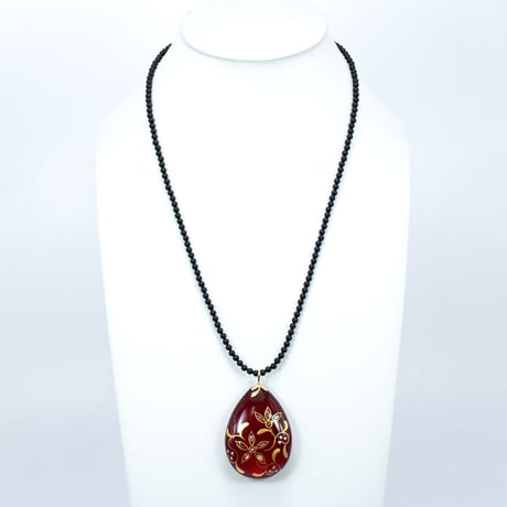 K18 レッドアンバー ダイヤ ネックレス 34284-102￥77198