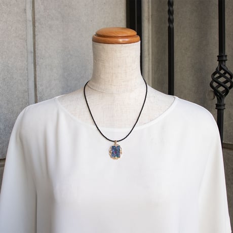 K18 モザイクオパール　ダイヤ ネックレス 34203-138￥93170