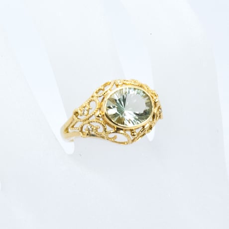 K18 水晶コーツ ダイヤ リング 61553-140￥95832