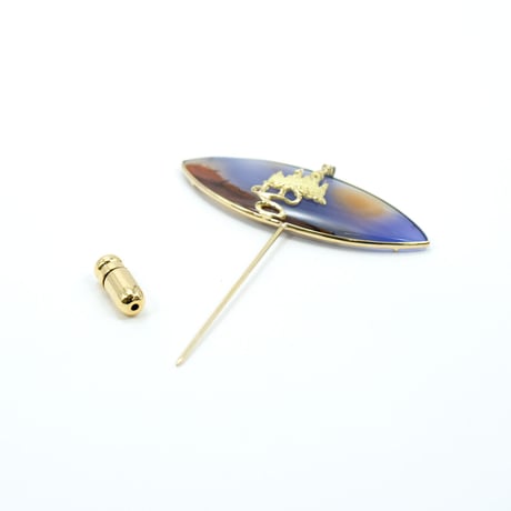 K18 ピクチャーメノー ダイヤ ハットピン 51778-155wFEZ　再販可