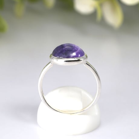 シルバー925 アメシスト リング61578-720再販可