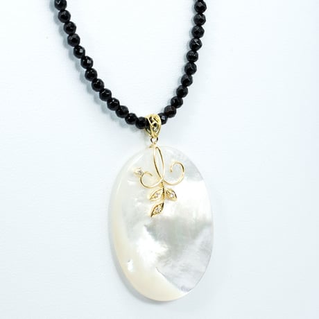 K18 白蝶貝 ダイヤ ネックレス 34259-134￥63888
