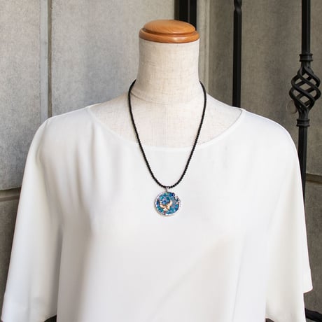 シルバー モザイクオパール ネックレス ふくろう 34159-738￥53240