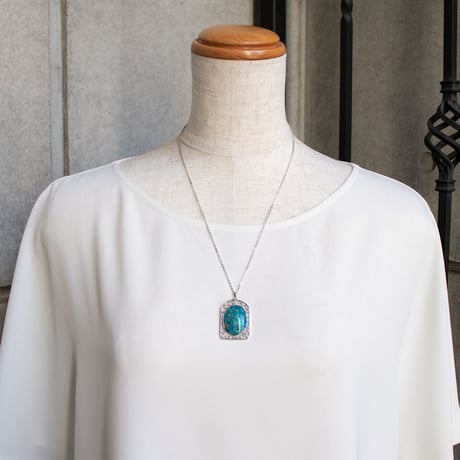 シルバー モザイクオパール ネックレス 41580-738￥39930