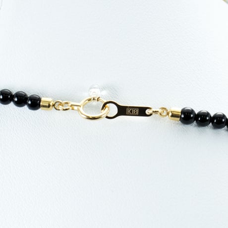 K18 ブルーアンバー 江戸蒔絵　ダイヤ ネックレス 34324-102￥77198