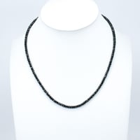 K18 ブラックスピネル ネックレス 33806-199