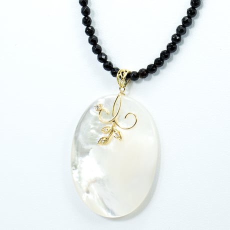 K18 白蝶貝 ダイヤ ネックレス 34259-134￥63888