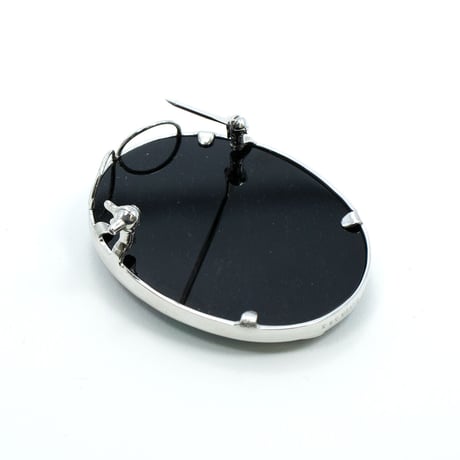 シルバー モザイクオパール ブローチ 猫 50024-000(MMC-117)￥63888