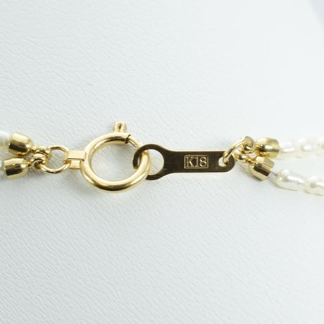 K18 ゴールド 白蝶貝 チューリップ ネックレス 32984-134　再販可