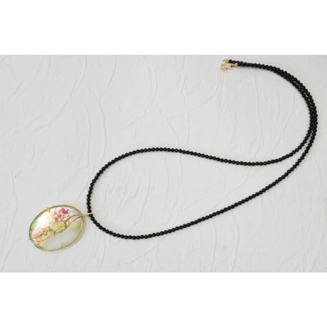K18白蝶貝箔蒔絵ネックレス 34169-134WAYZ
