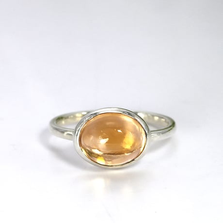 シルバー925 シトリン リング61578-723再販可