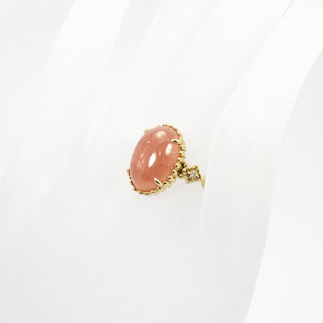 シルバー インカローズ カボションリング ピンク 61568-761再販可