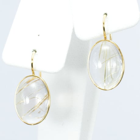 K18 ルチルクォーツ ピアス 82183-143￥31944
