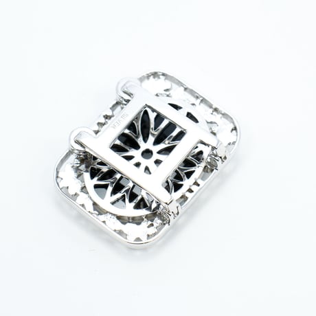 シルバー モザイクオパール 帯留め 91026-738￥42592