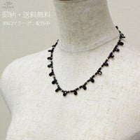 K18WG オニキス健康磁気ネックレス　30014-000(N1039)