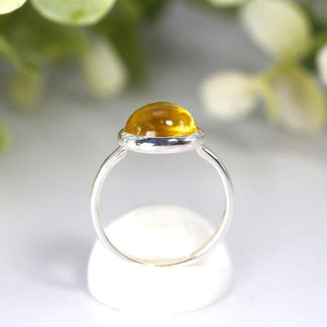 シルバー925 シトリン リング61578-723再販可