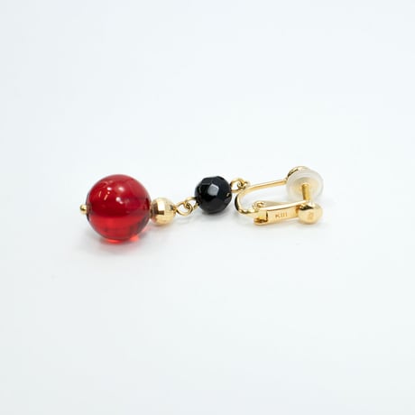 K18 ボールアンバー イヤリング 21262-170￥37268　再販可