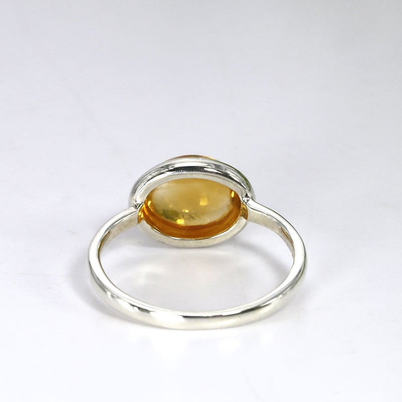 シルバー925 シトリン リング61578-723再販可 | mima ジュリー