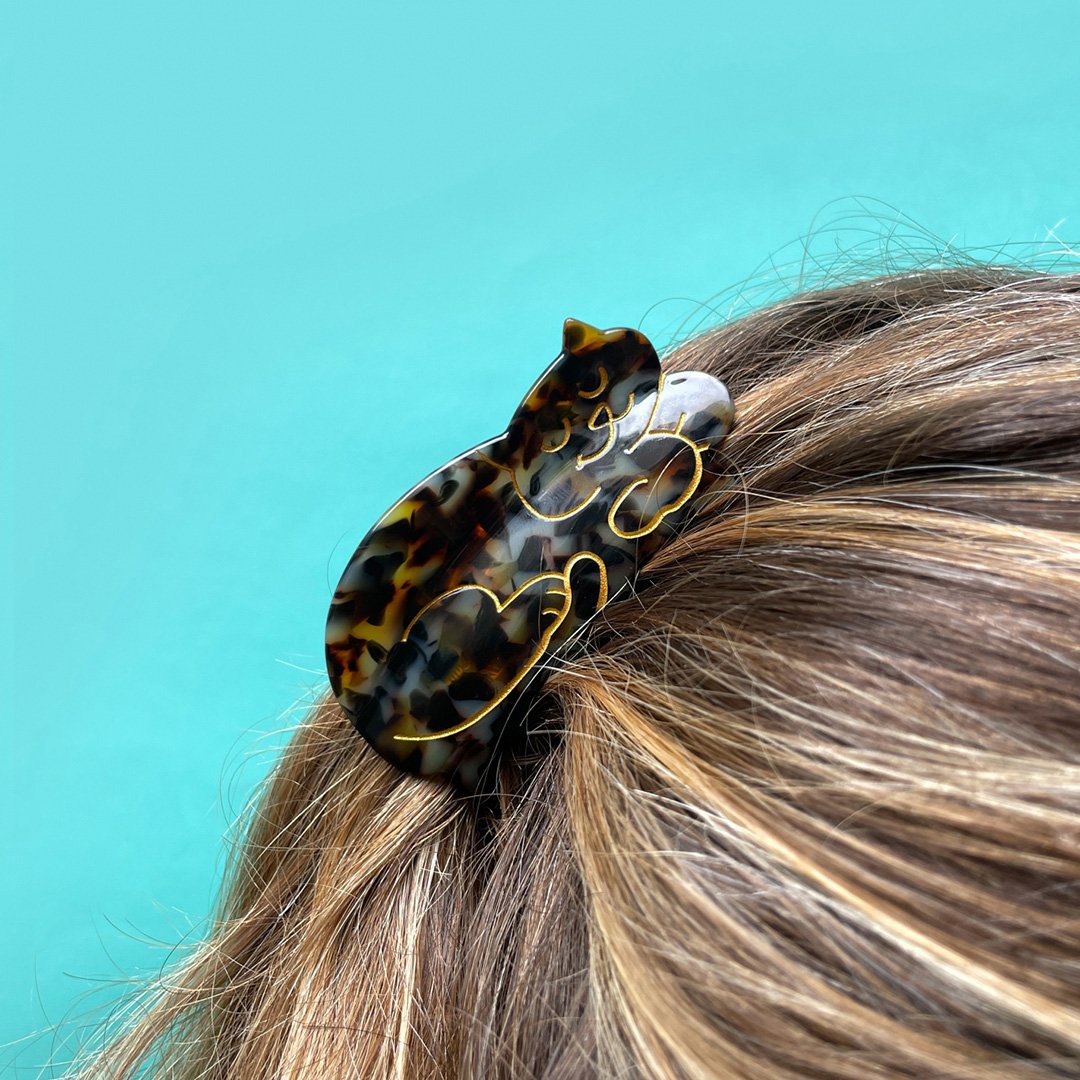 Coucou Suzette】Tortoiseshell Cat ヘアクリップ(べっ甲) | Coucou Suzette】Tortoiseshell Cat ヘアクリップ(べっ甲) |