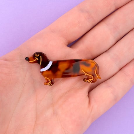 【Coucou Suzette】Dachshund ミニヘアピン