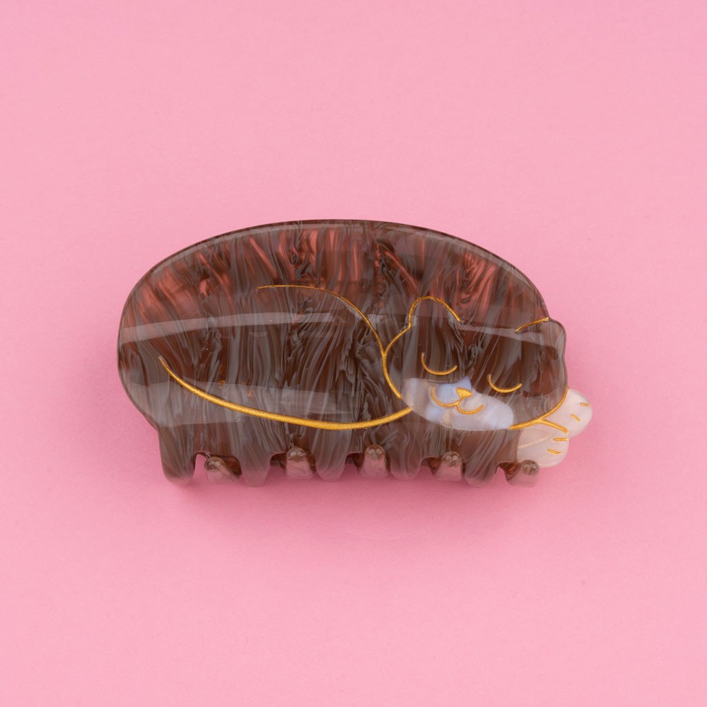 Coucou Suzette】Sleeping Cat ヘアクリップ | goldandbo