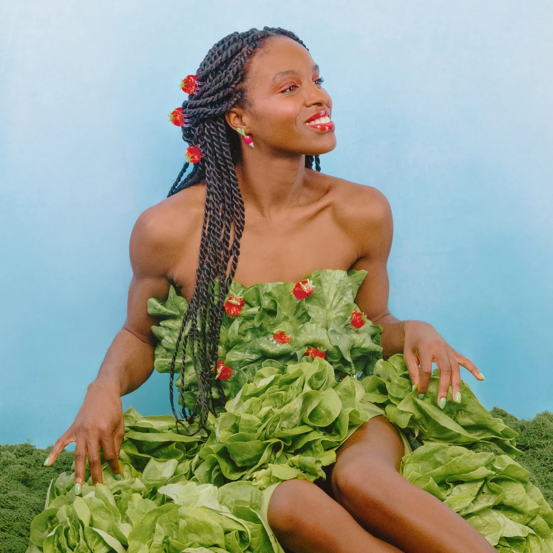 Coucou Suzette】Mini Cherry Tomato ヘアクリップ（スモールサ