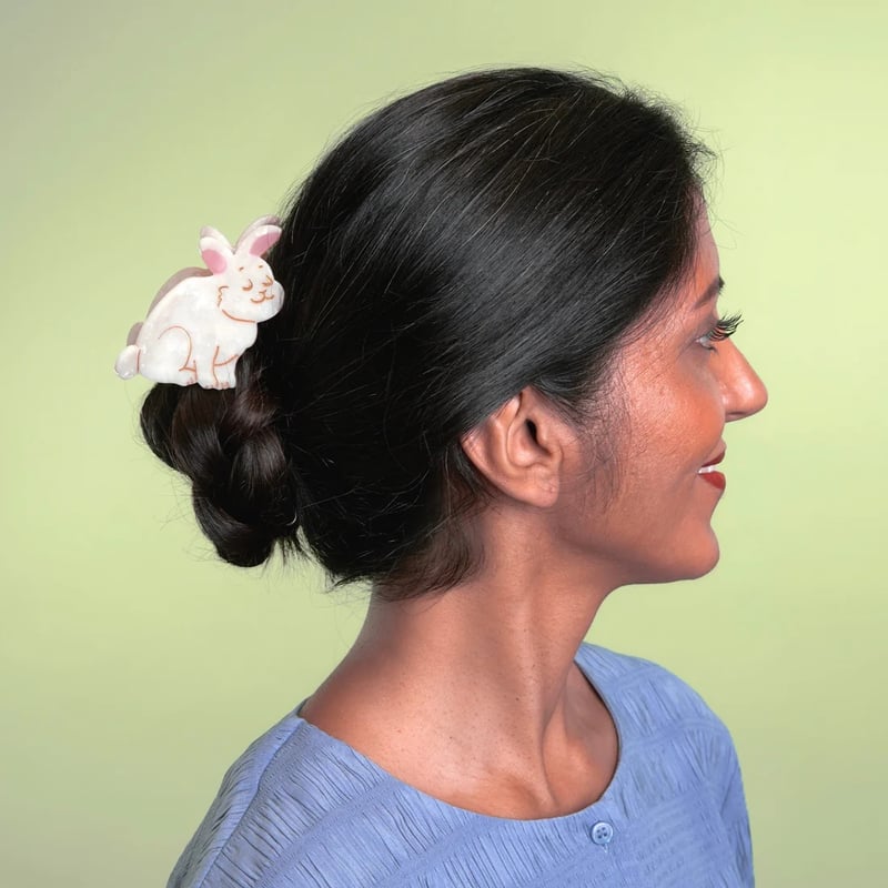 Coucou Suzette】Lapin ヘアクリップ | goldandbouncy