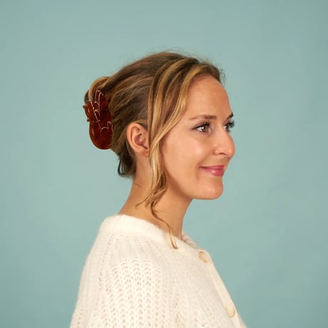 【Coucou Suzette】Brown Cat ヘアクリップ