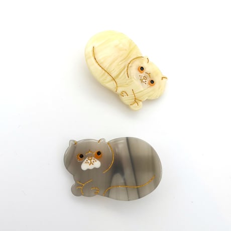 【Coucou Suzette x goldandbouncy】Exotic Cat ヘアピンセット